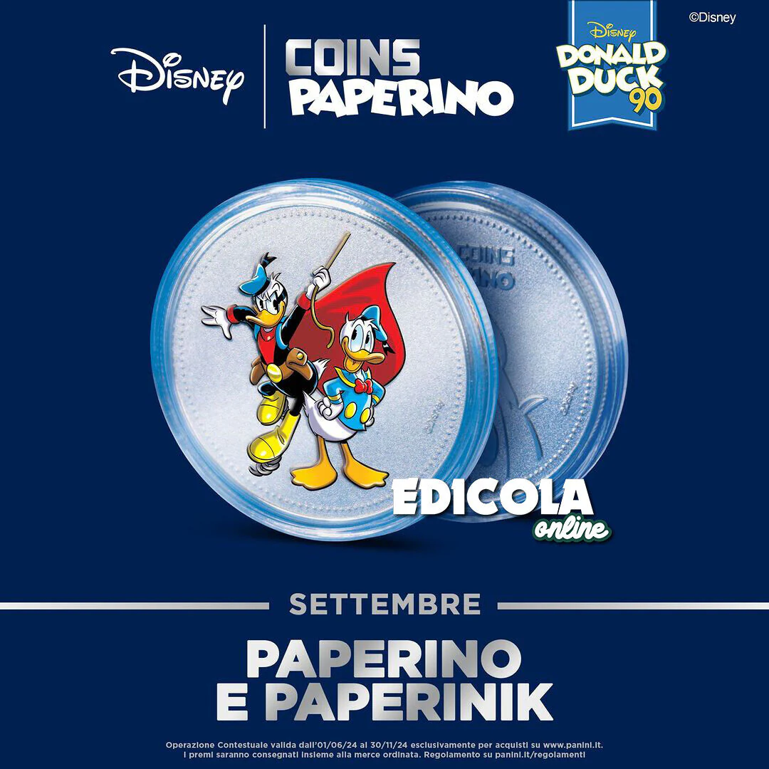 Collezione Speciale Monete Argentate COINS DISNEY di Paperino 90 anni Donald Duck - Image 5