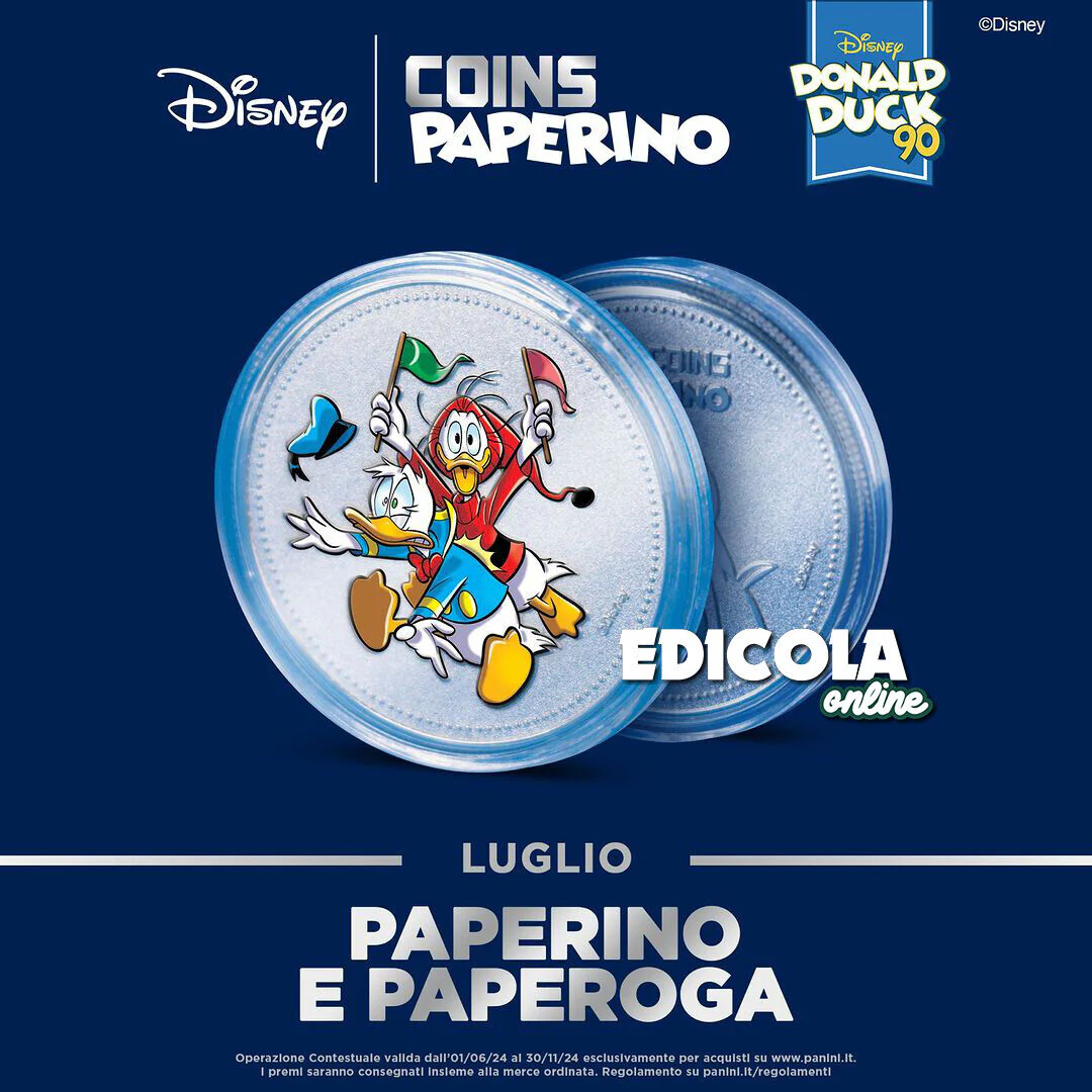 Collezione Speciale Monete Argentate COINS DISNEY di Paperino 90 anni Donald Duck - Image 8