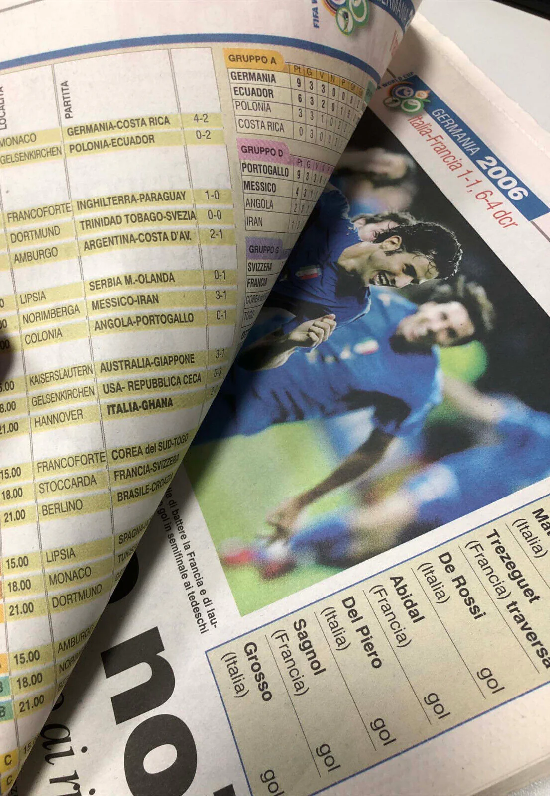 Corriere dello Sport 10 Luglio 2006 ITALIA Campione del Mondo Mondiali Calcio - Image 5