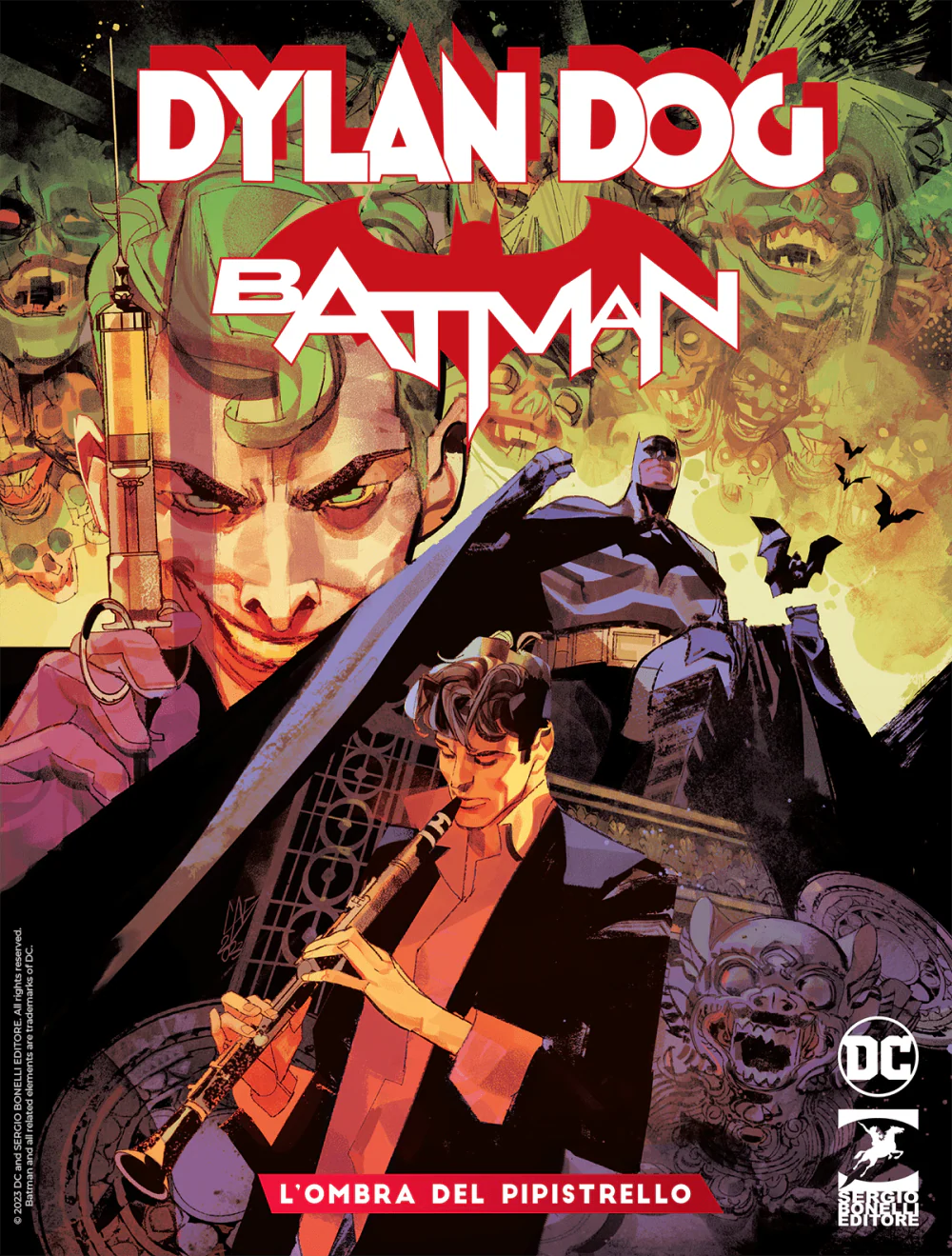 Fumetti DYLAN DOG e BATMAN Numero 0 1 2 3 Cover Variant Relazioni Pericolose DC - Image 3