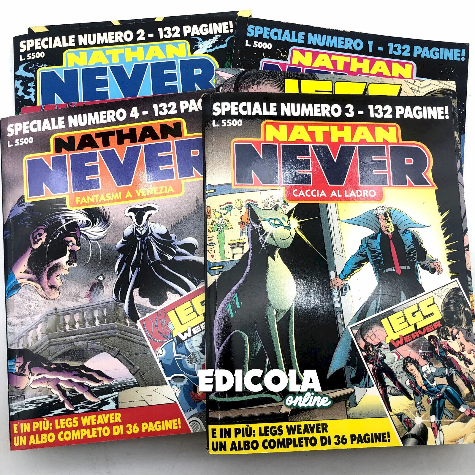 Fumetti NATHAN NEVER Numero Speciale con Volumetti di Legs Weaver - Image 4