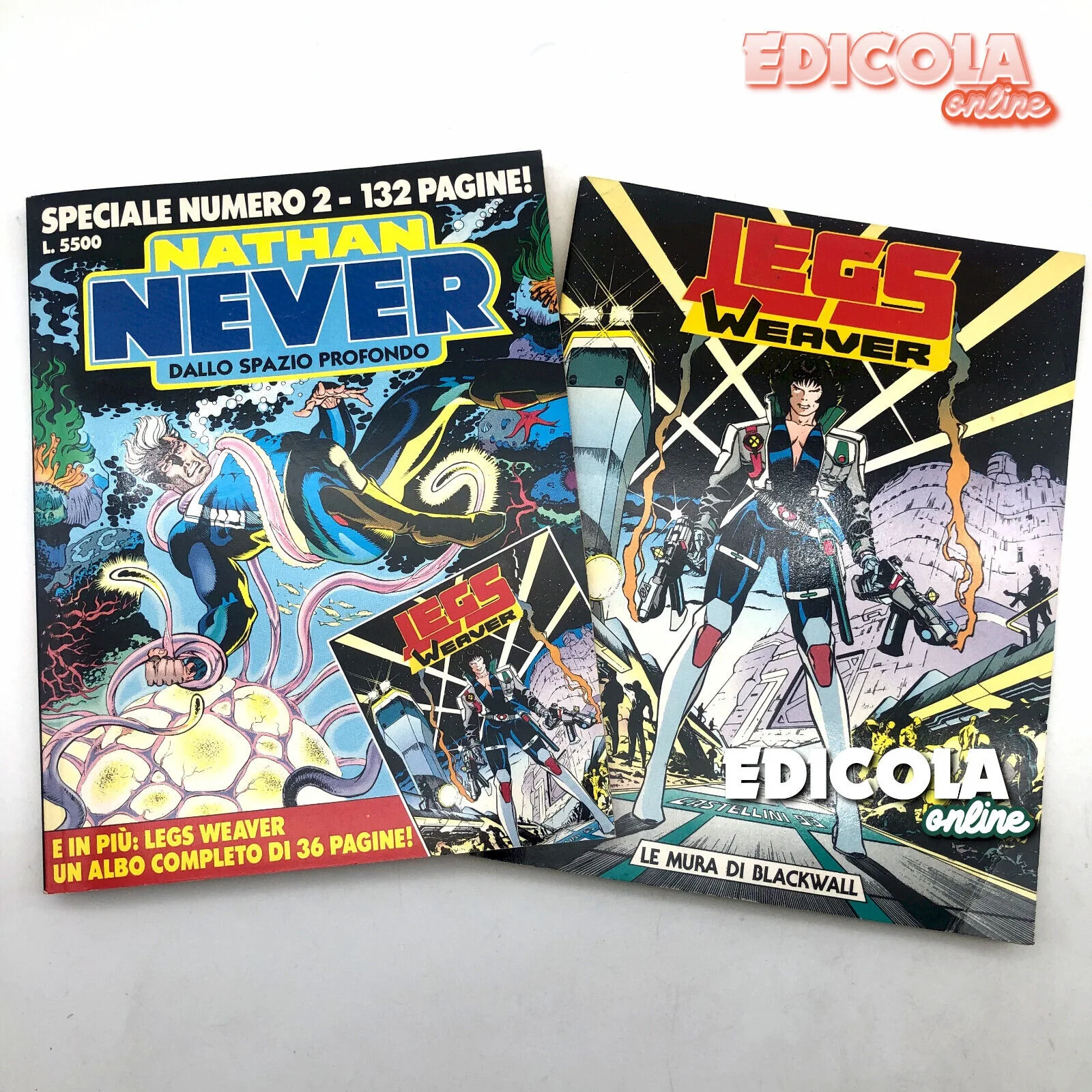 Fumetti NATHAN NEVER Numero Speciale con Volumetti di Legs Weaver - Image 6