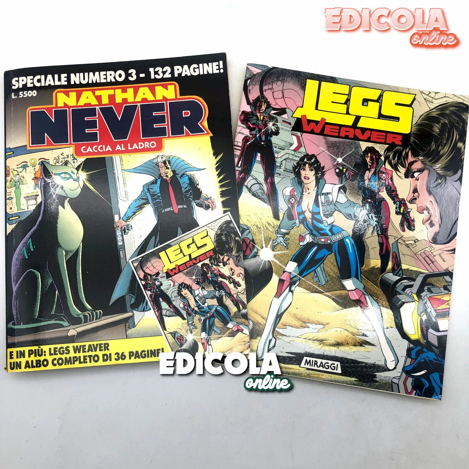 Fumetti NATHAN NEVER Numero Speciale con Volumetti di Legs Weaver - Image 7