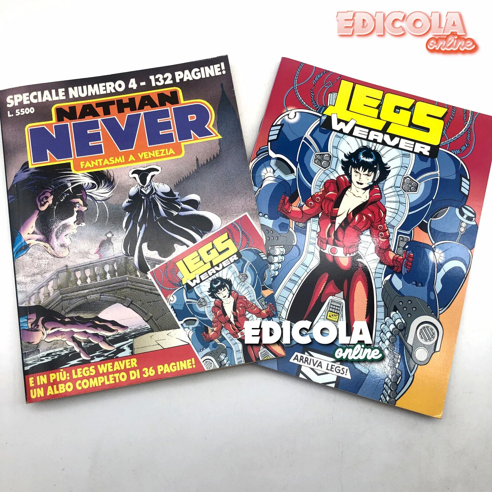 Fumetti NATHAN NEVER Numero Speciale con Volumetti di Legs Weaver - Image 8