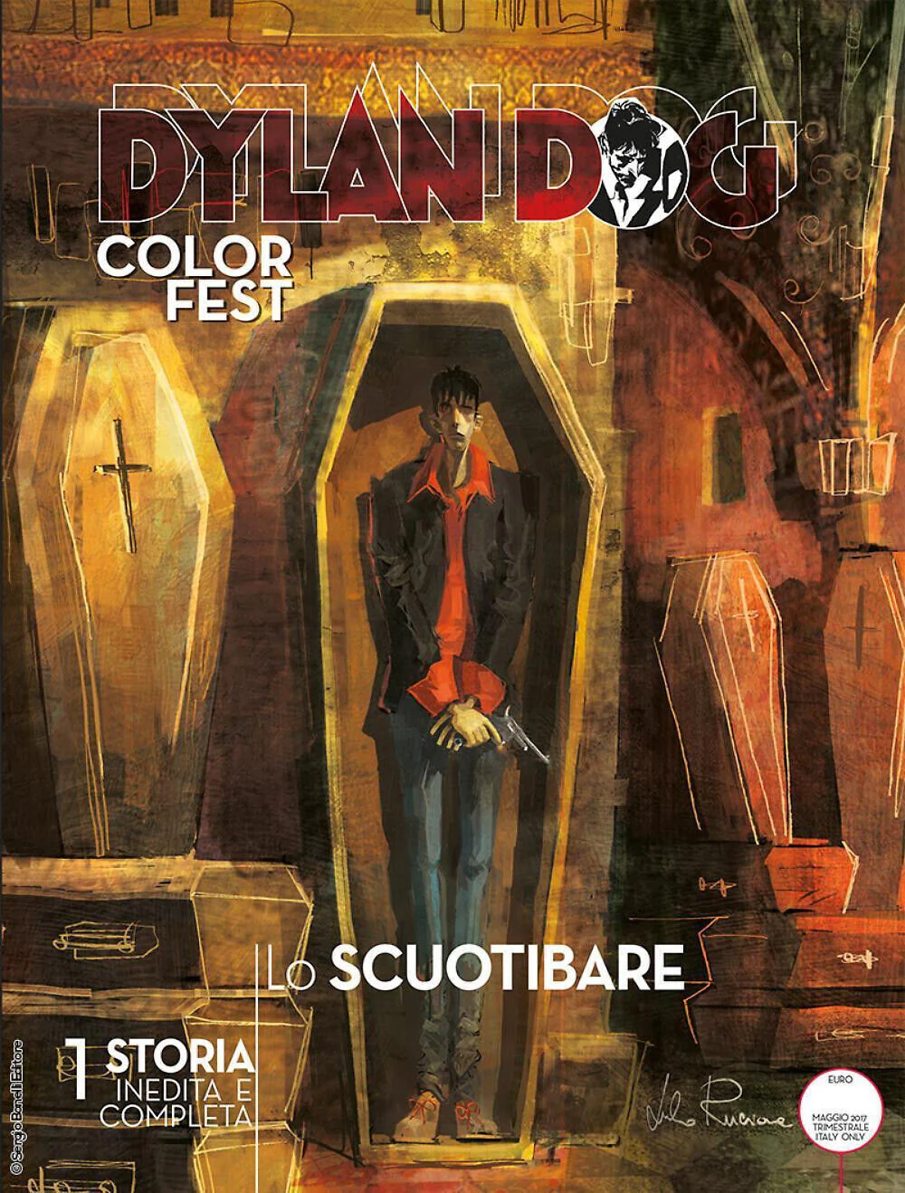 Fumetto di DYLAN DOG COLOR FEST 21 Originale Prima 1 Edizione Lo Scuotibare Raro - Image 4
