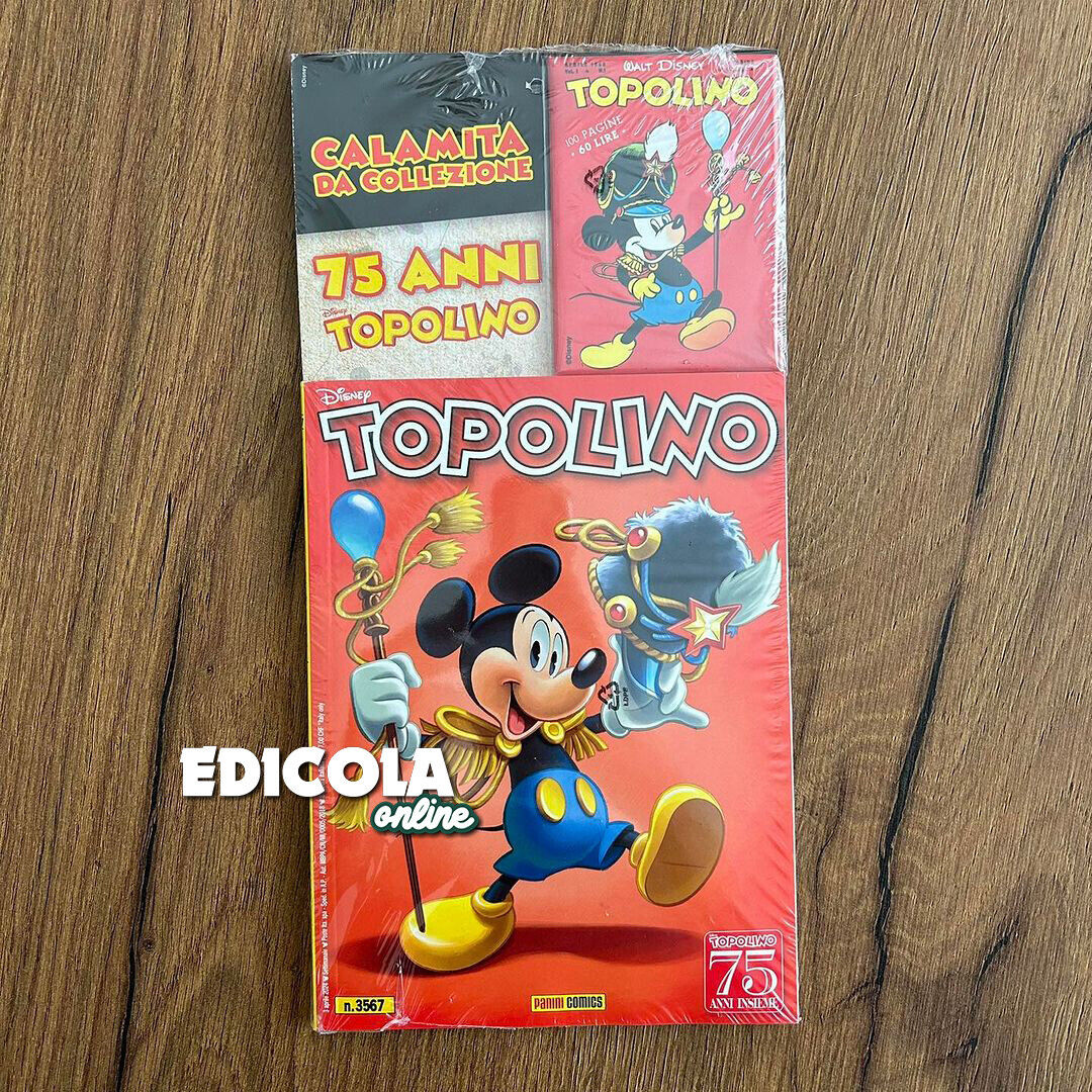Fumetto di TOPOLINO libretto n. 3567 da Collezione con gadget Calamita 75 anni - Image 3