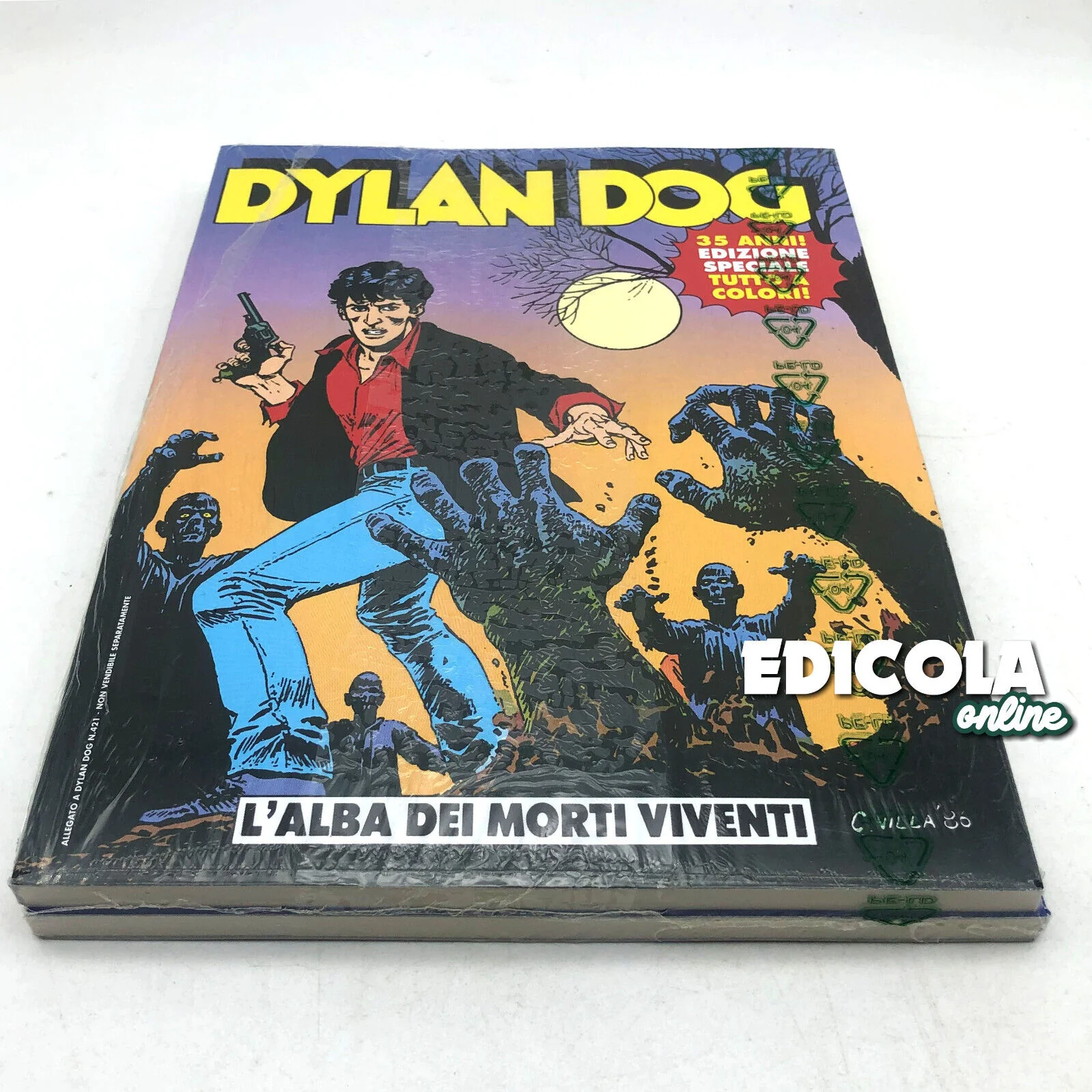 Fumetto Ristampa a colori di DYLAN DOG numero n. 1 L'Alba dei Morti Viventi +421 - Image 4