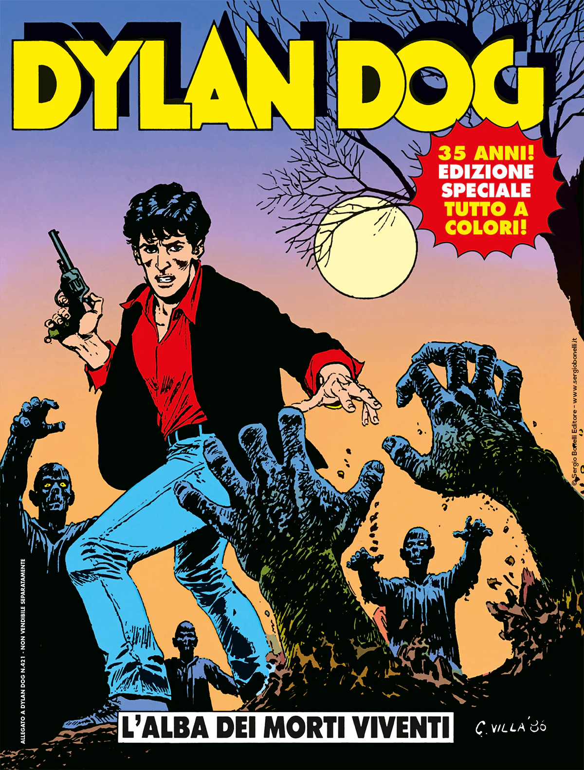 Fumetto Ristampa a colori di DYLAN DOG numero n. 1 L'Alba dei Morti Viventi +421 - Image 5