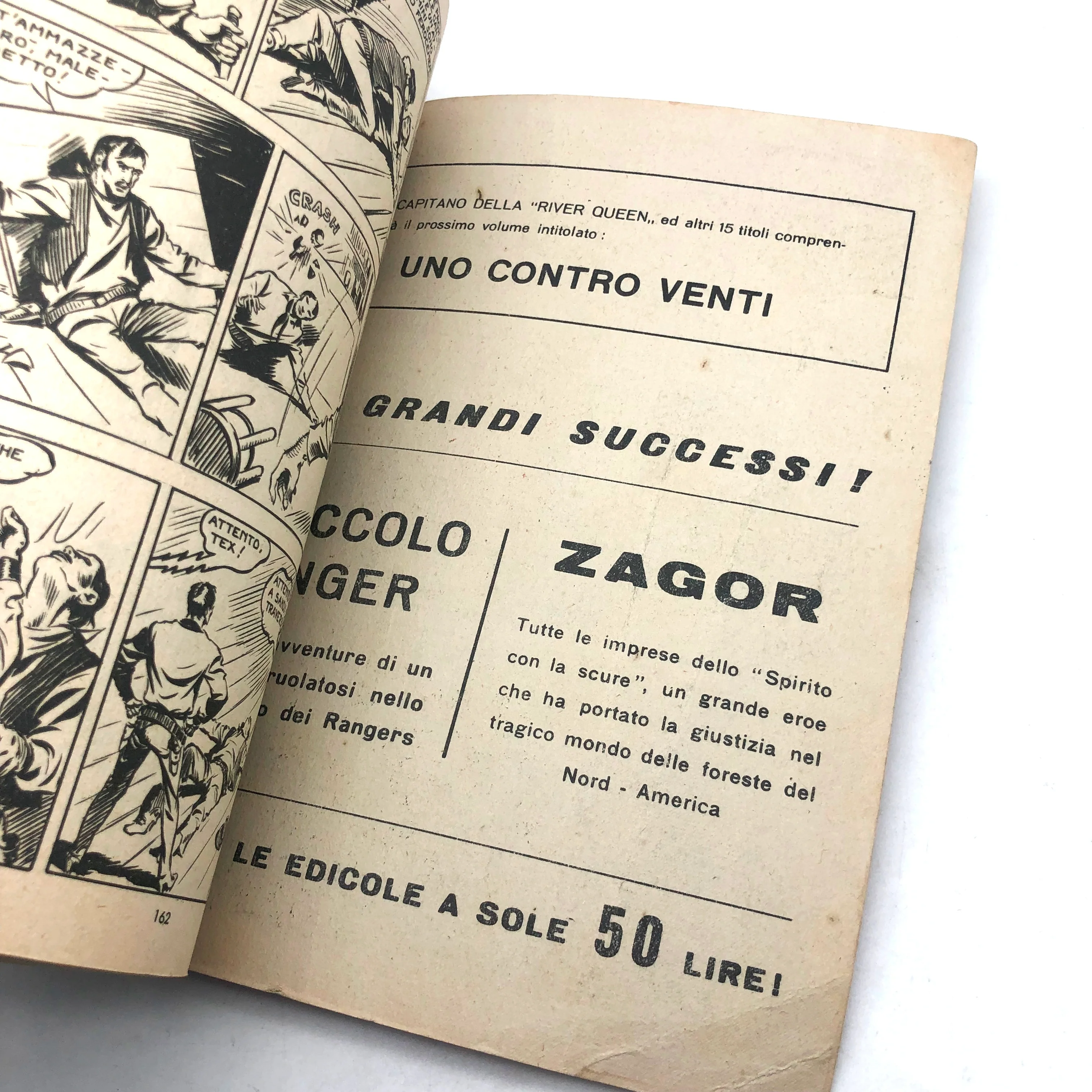 Fumetto Tex Willer Tre Stelle numero n.1 LA MANO ROSSA Originale £ 200 Lire 1964 - Image 11