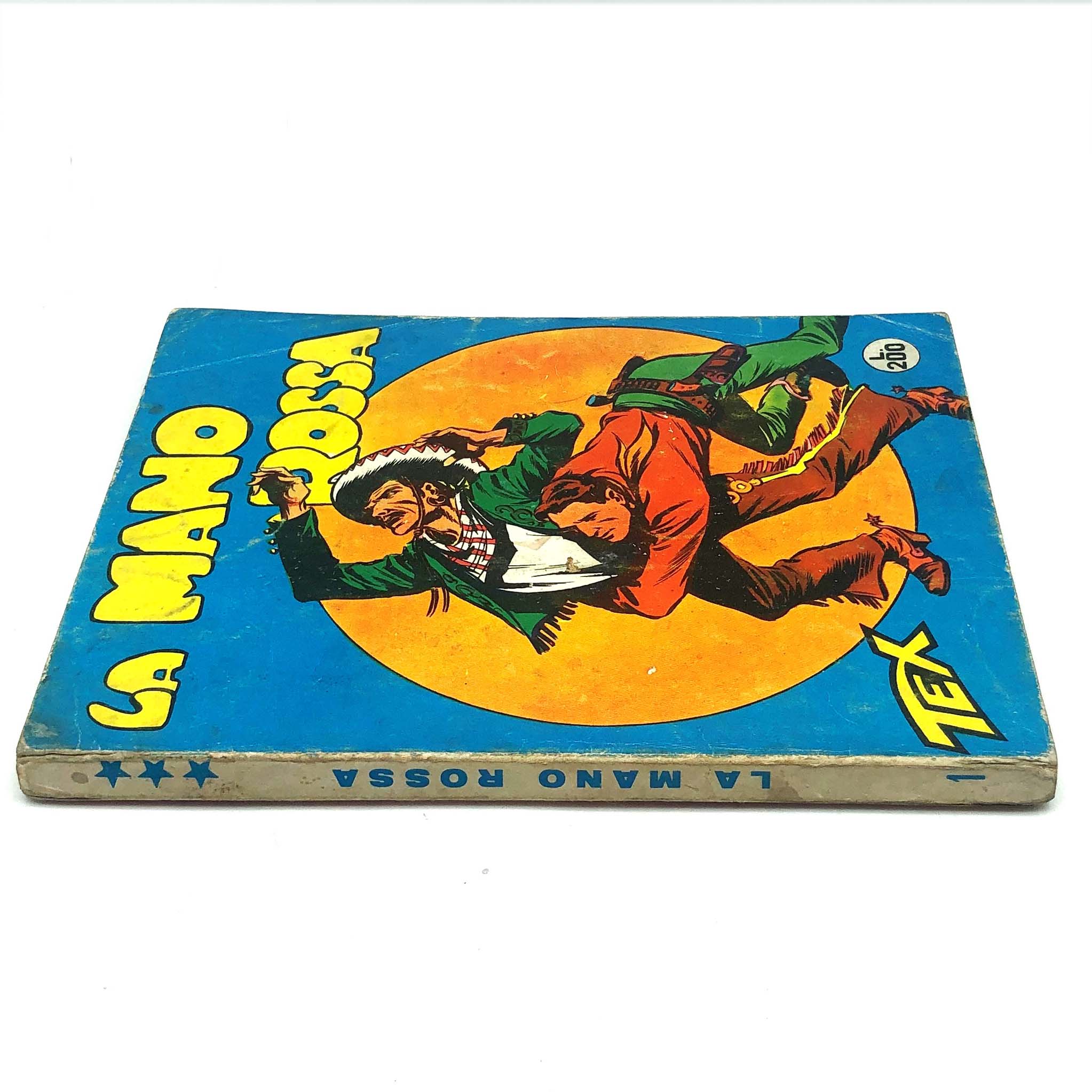 Fumetto Tex Willer Tre Stelle numero n.1 LA MANO ROSSA Originale £ 200 Lire 1964 - Image 3