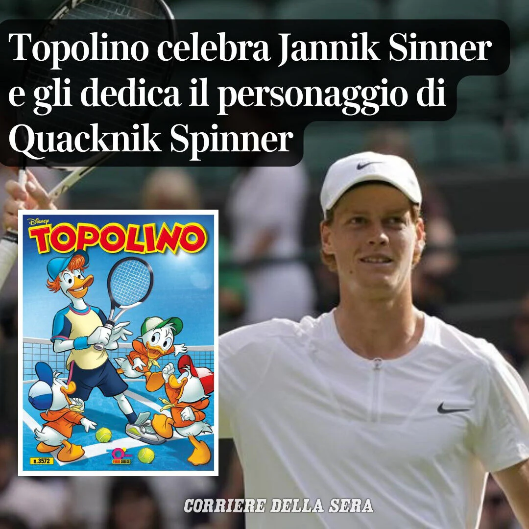Fumetto TOPOLINO libretto n. 3572 da Collezione Cover dedicata a Jannik Sinner - Image 5