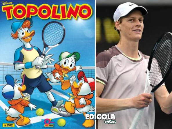 Fumetto TOPOLINO libretto n. 3572 da Collezione Cover dedicata a Jannik Sinner - Image 6