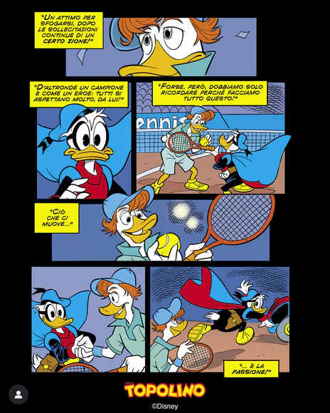 Fumetto TOPOLINO libretto n. 3650 da Collezione Cover dedicata a Jannik Sinner - Image 3