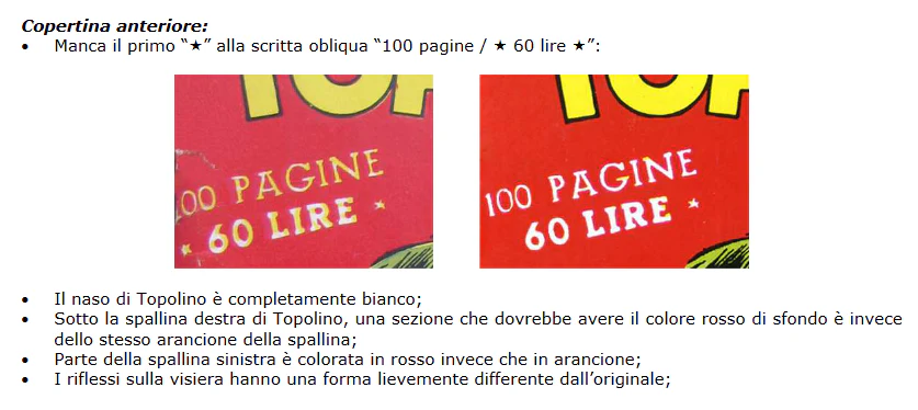 Fumetto TOPOLINO Nerbini numero n. 1 Variante "A" RISTAMPA 60 lire Vintage Raro - Image 6