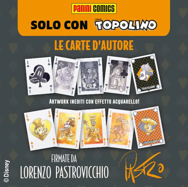 Fumetto TOPOLINO 3637 + 3638 Sigillato Edicola da Collezione + 2x Mazzo di carte Blisterato - Image 5