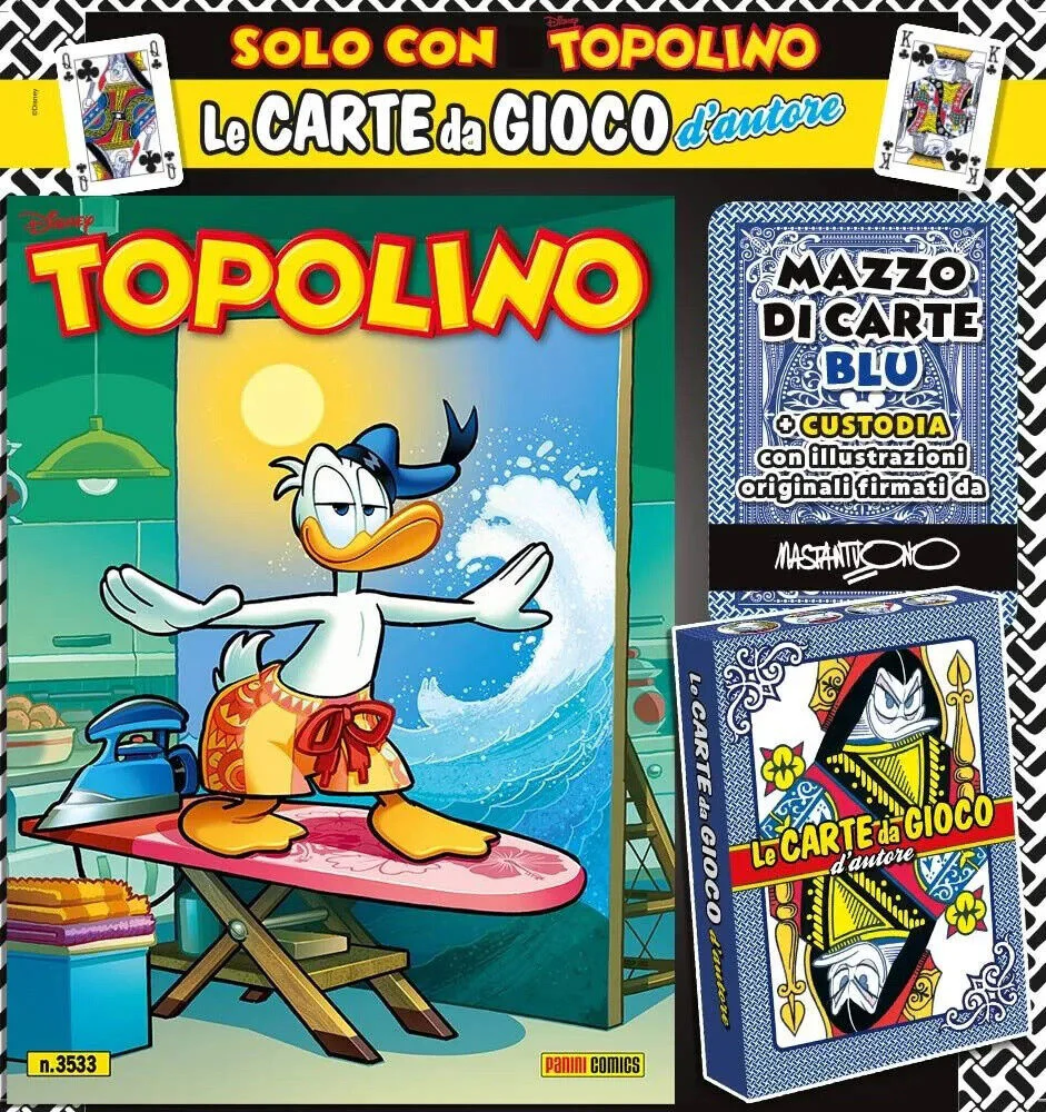 Fumetto TOPOLINO Sigillato Edicola da Collezione + 2x Mazzo di carte Blisterato - Image 5