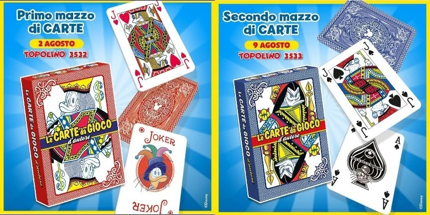 Fumetto TOPOLINO Sigillato Edicola da Collezione + 2x Mazzo di carte Blisterato - Image 6