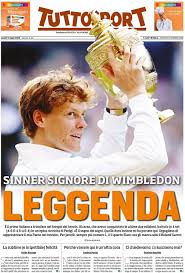 Giornale Vittoria Jannik Sinner Wimbledon Corriere e Gazzetta dello Sport Tutto Sport - Image 4