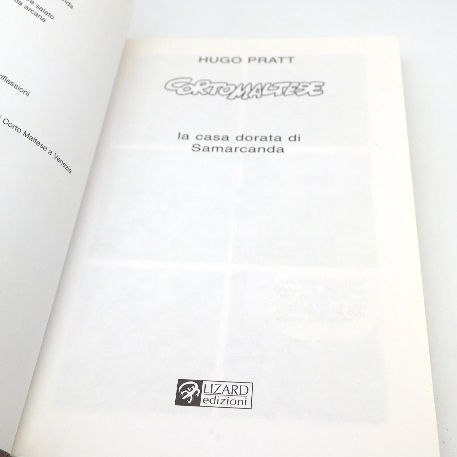 Libro Fumetti CORTO MALTESE di HUGO PRATT Tascabili Lizard Originale (Usati) - Image 17