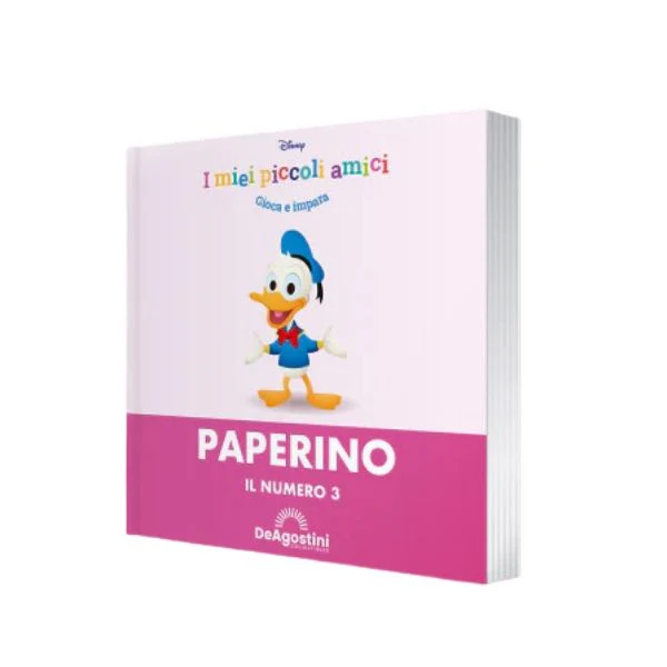 Libro i miei piccoli amici Disney con Statua di Paperino Collezione De Agostini - Image 3