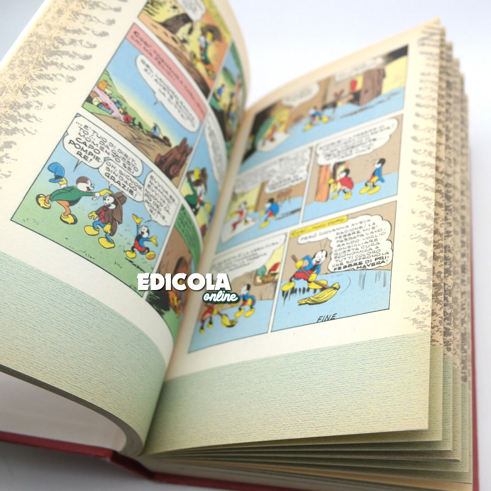 Libro TOP1949 Fumetto TOPOLINO da Collezione Copertina Rigida Vintage Raro - Image 3