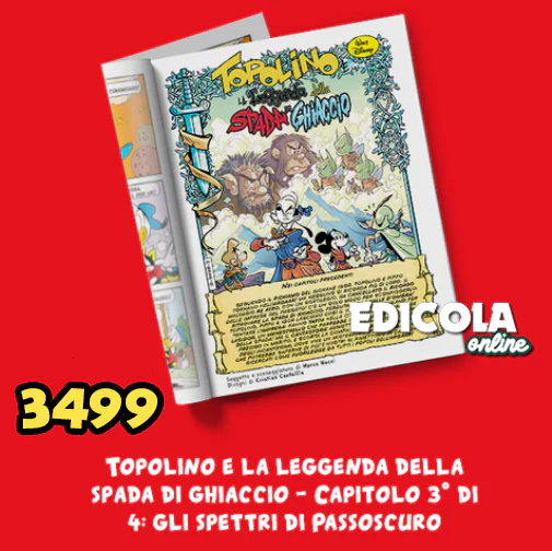 Lotto 12 Fumetti Saga Completa di TOPOLINO e la SPADA di GHIACCIO usati libretto - Image 10