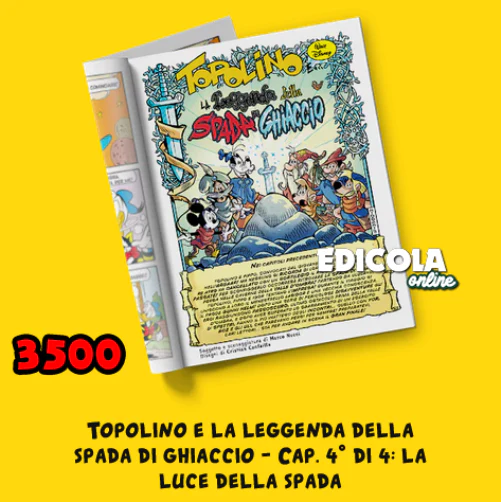 Lotto 12 Fumetti Saga Completa di TOPOLINO e la SPADA di GHIACCIO usati libretto - Image 11