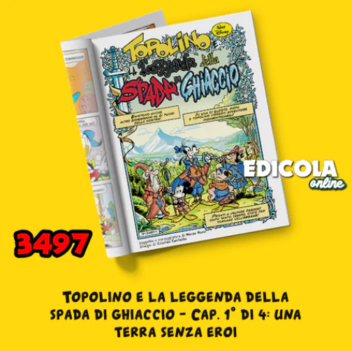 Lotto 12 Fumetti Saga Completa di TOPOLINO e la SPADA di GHIACCIO usati libretto - Image 8