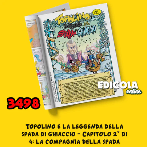 Lotto 12 Fumetti Saga Completa di TOPOLINO e la SPADA di GHIACCIO usati libretto - Image 9