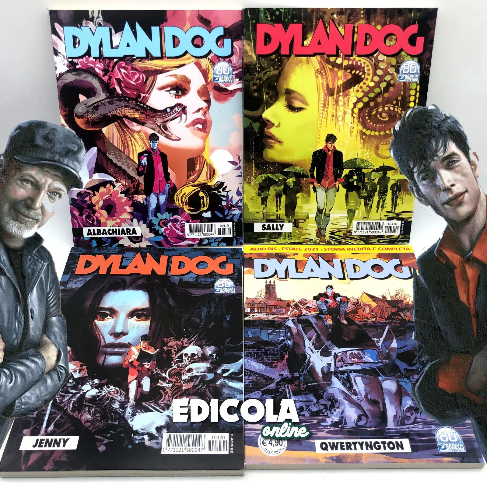 Lotto 4 Fumetti di DYLAN DOG e VASCO ROSSI Serie Completa 1 Prima Edizione Raro - Image 3