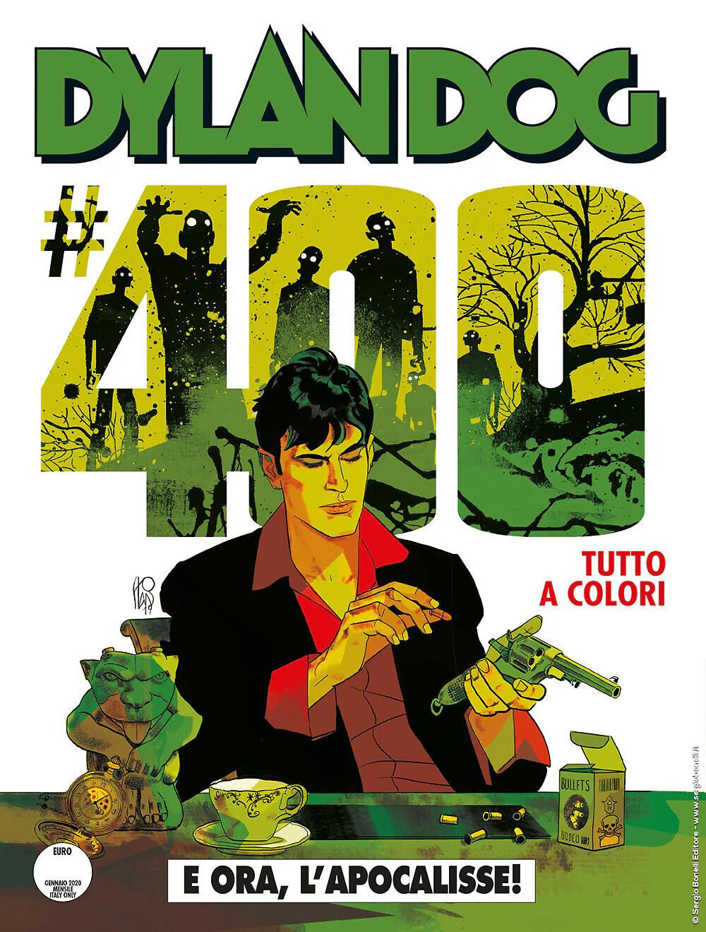 Lotto 4 Fumetti di DYLAN DOG numero n. 400 Serie Completa 1 Prima Edizione Raro - Image 3
