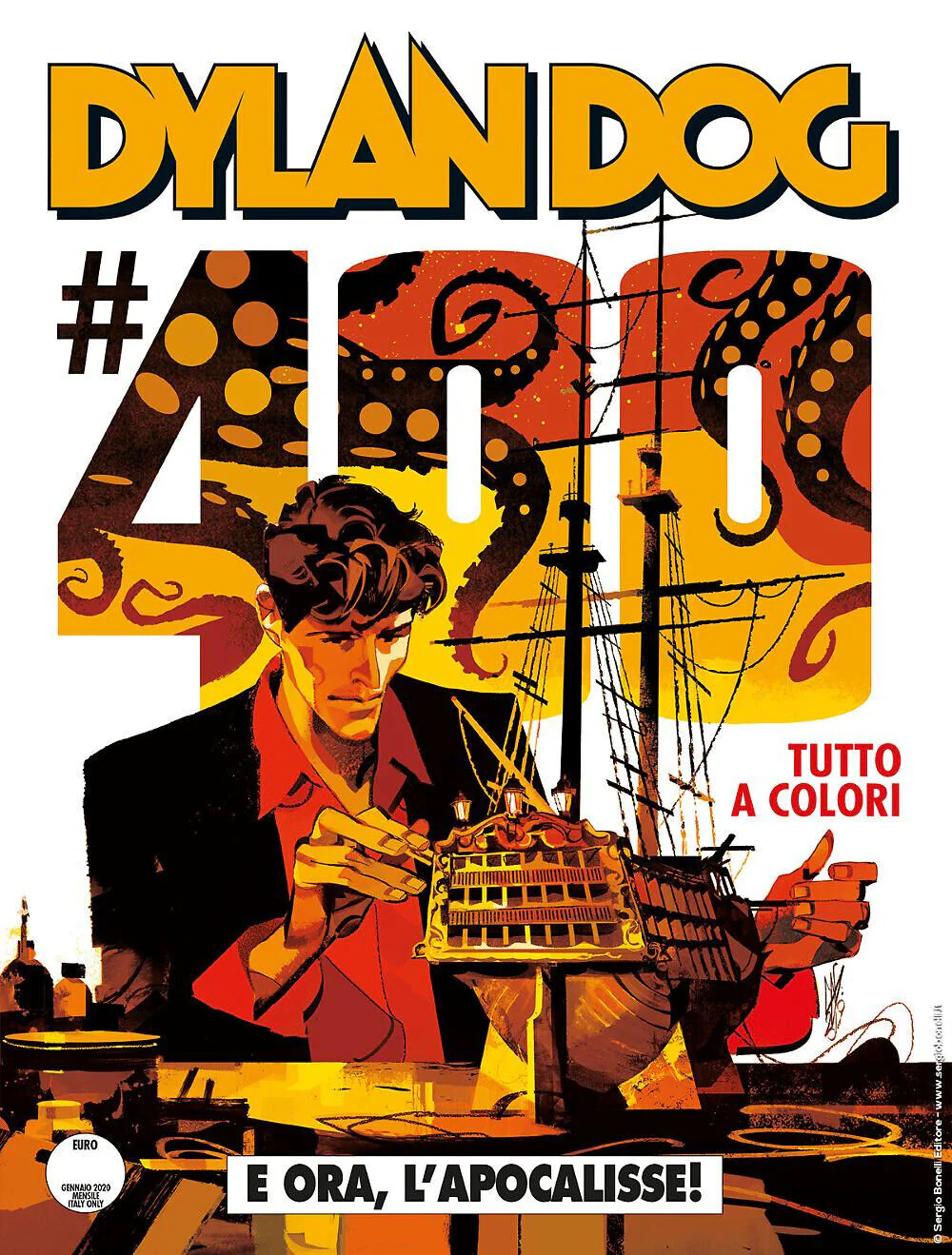 Lotto 4 Fumetti di DYLAN DOG numero n. 400 Serie Completa 1 Prima Edizione Raro - Image 6