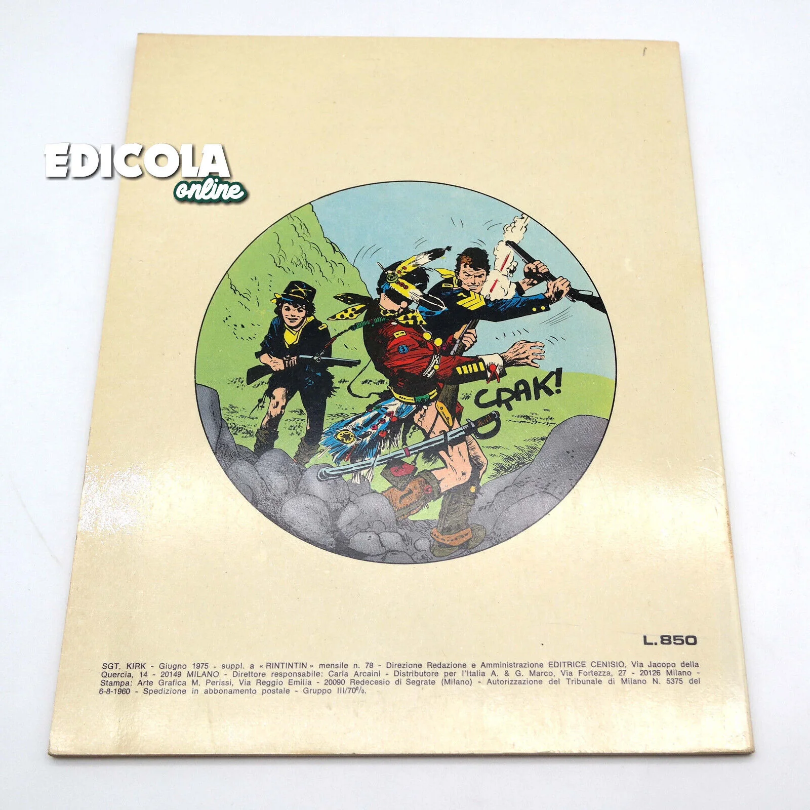 Lotto Fumetti Sgt. Sergente KIRK di HUGO PRATT Originale Vintage - Image 11