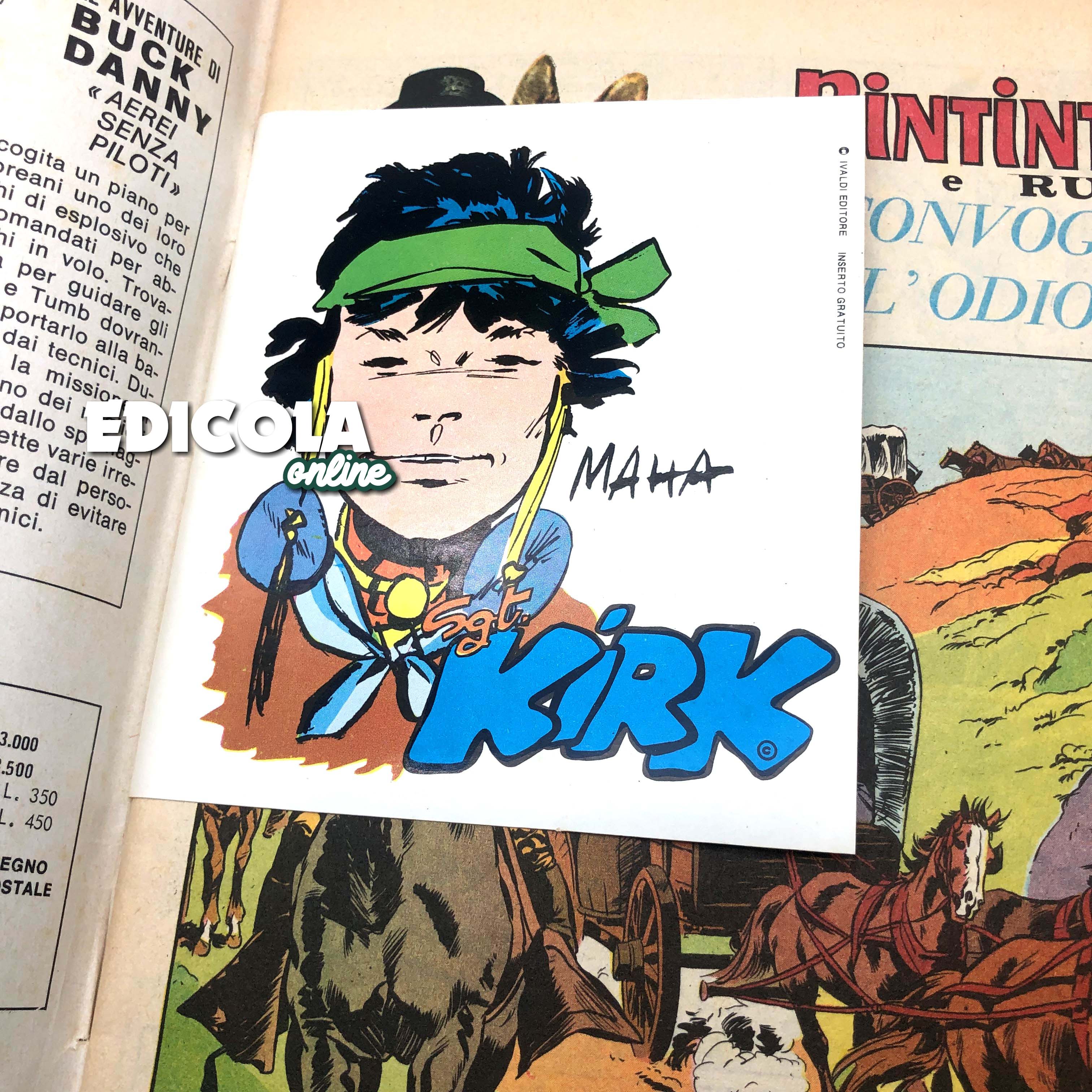 Lotto Fumetti Sgt. Sergente KIRK di HUGO PRATT Originale Vintage - Image 15