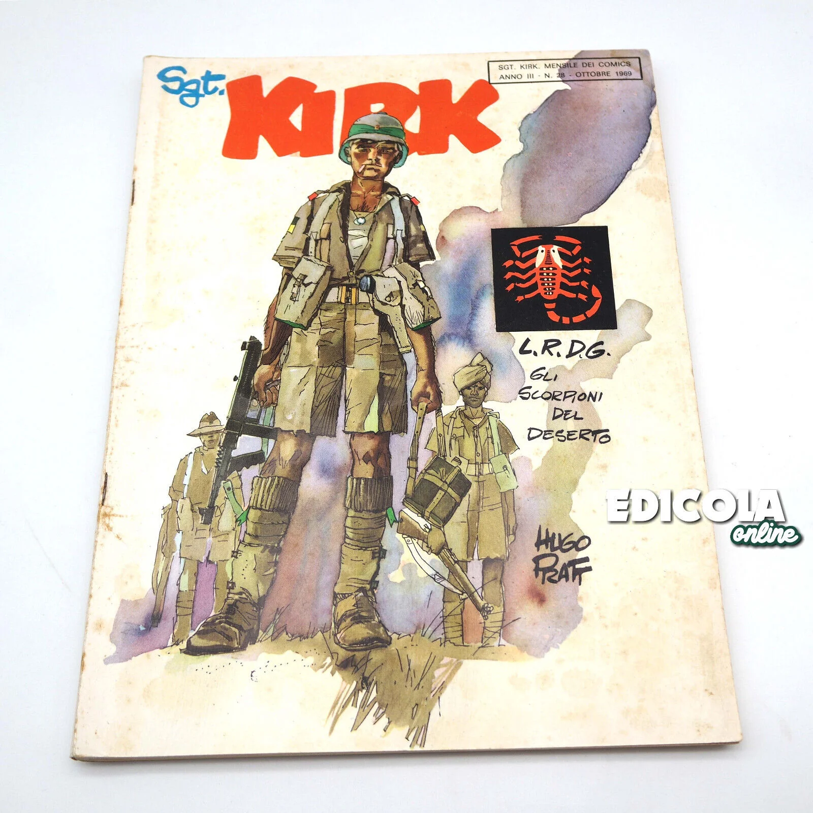 Lotto Fumetti Sgt. Sergente KIRK di HUGO PRATT Originale Vintage - Image 4