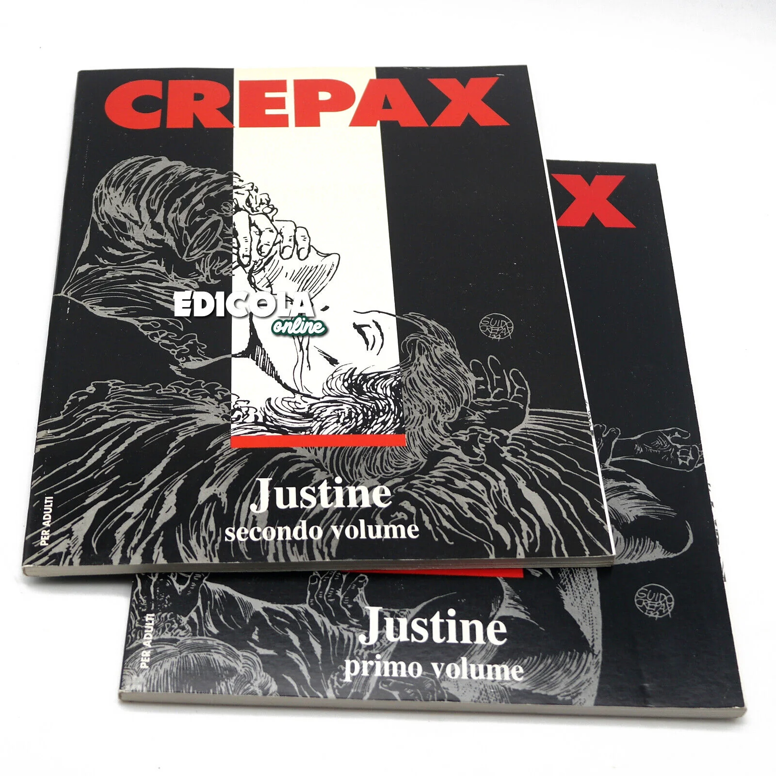 Lotto Fumetti per Adulti di Guido CREPAX Emmanuelle Justine L'Historie d'O - Image 3
