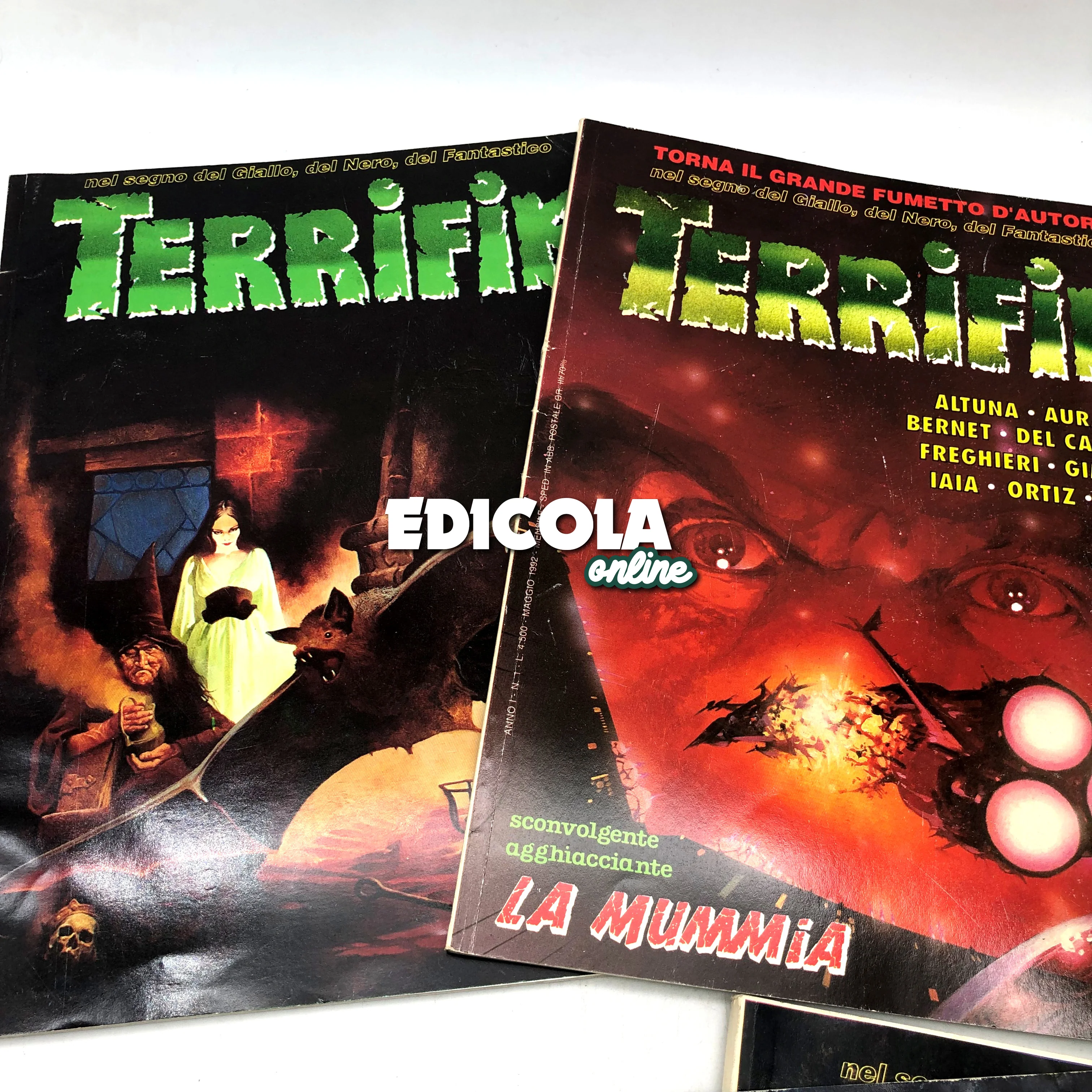 Lotto Fumetti TERRIFIK in italiano 1992 Raro Horror Noir Usati Prima Edizione Cenisio - Image 4