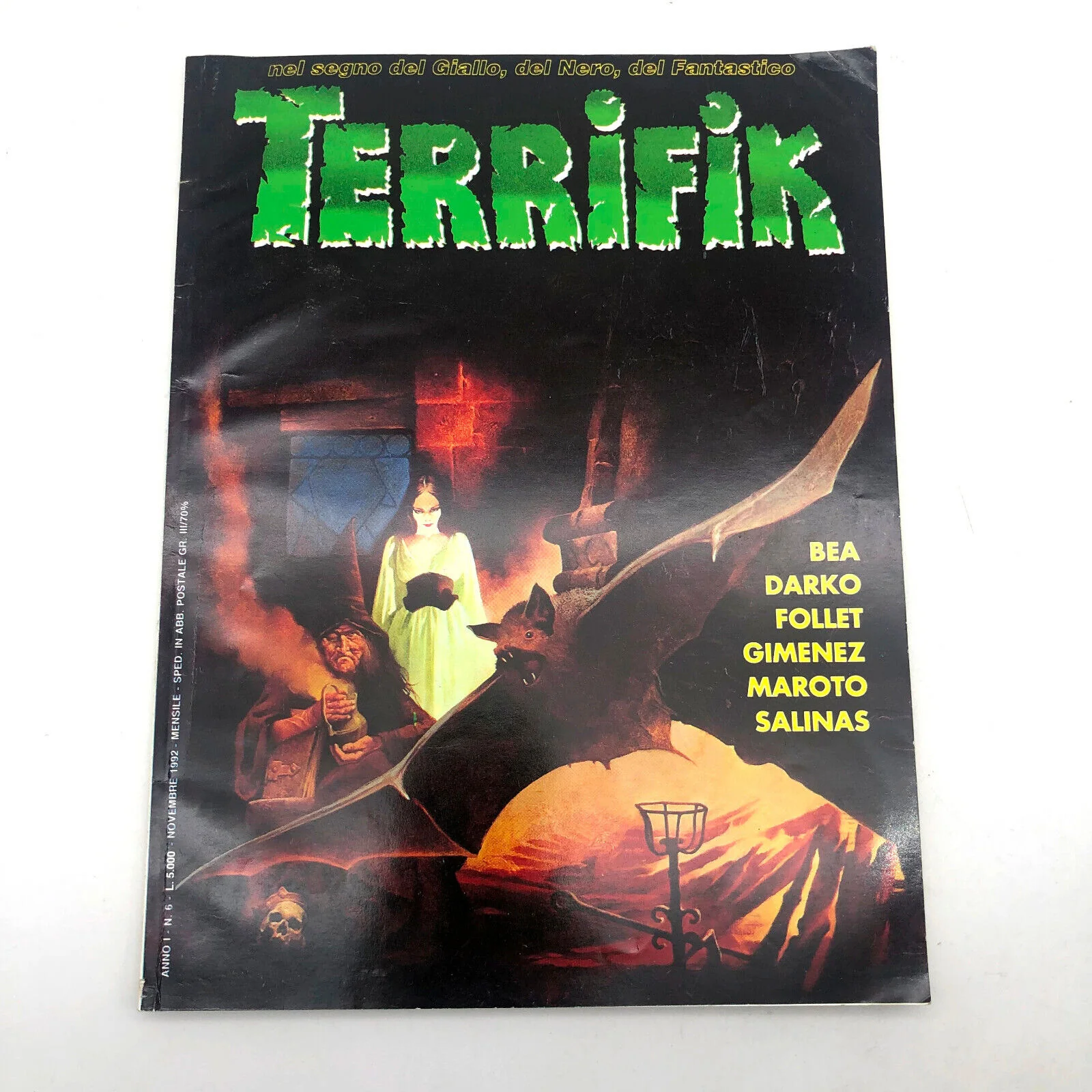 Lotto Fumetti TERRIFIK in italiano 1992 Raro Horror Noir Usati Prima Edizione Cenisio - Image 8
