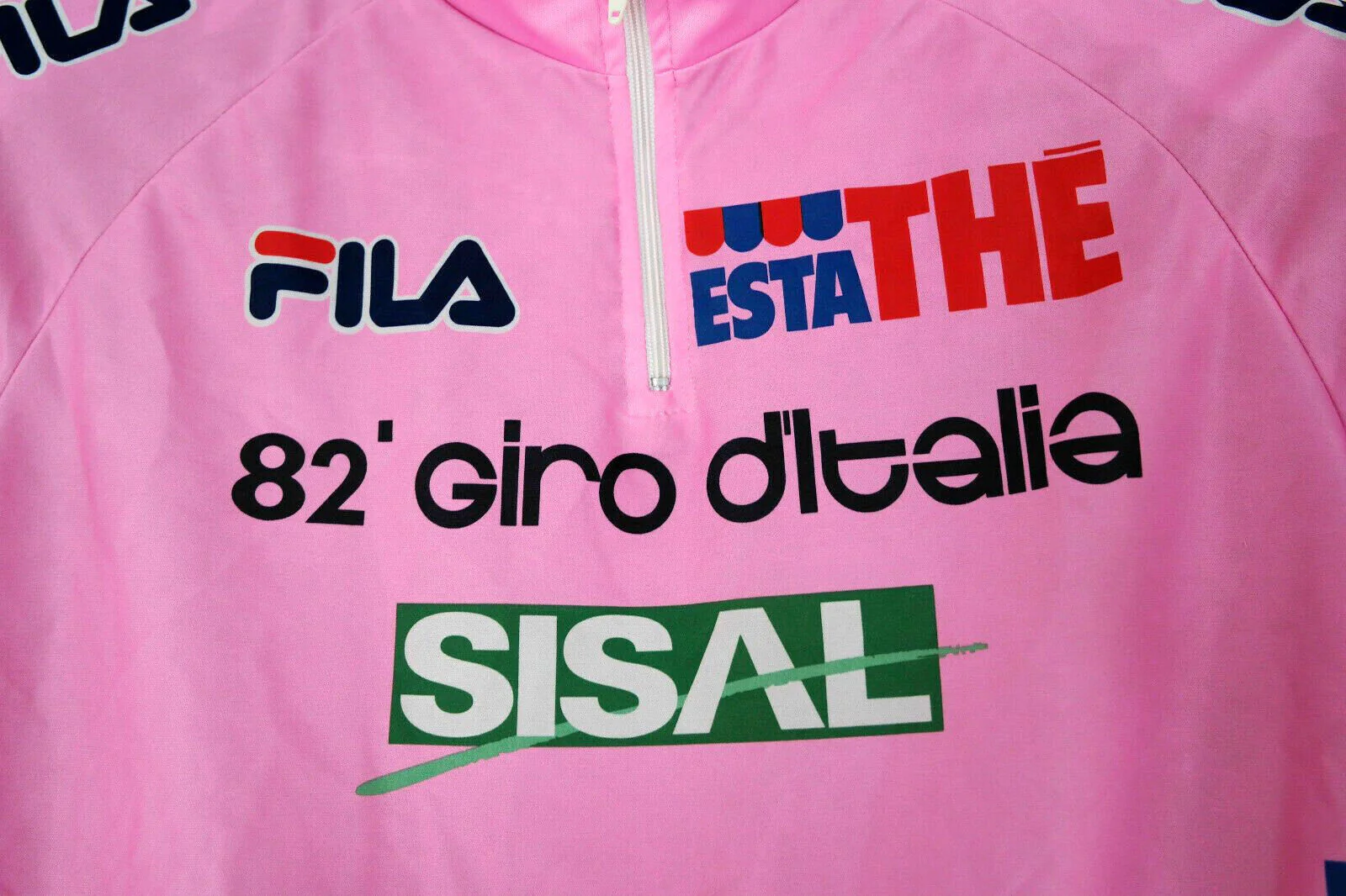 Maglia ROSA Ciclismo 82° Giro d' Italia 1999 Vintage Marco Pantani + Sportweek - Image 5