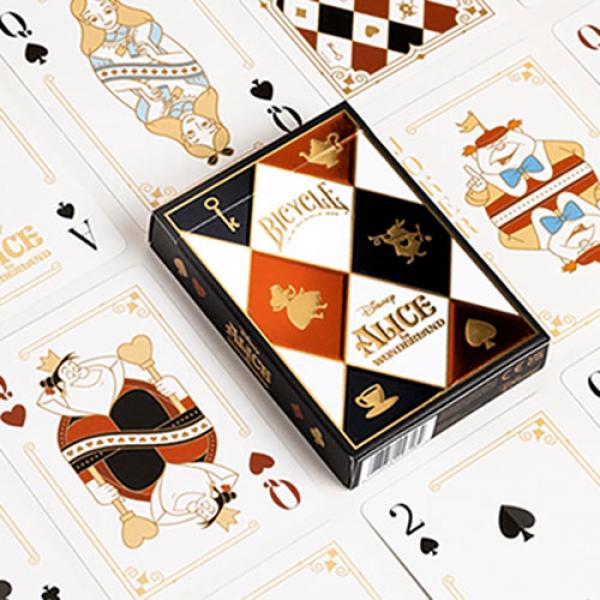 Mazzo di carte Bicycle Disney Alice in Wonderland Playing Cards by US Playing Card Co - Image 3
