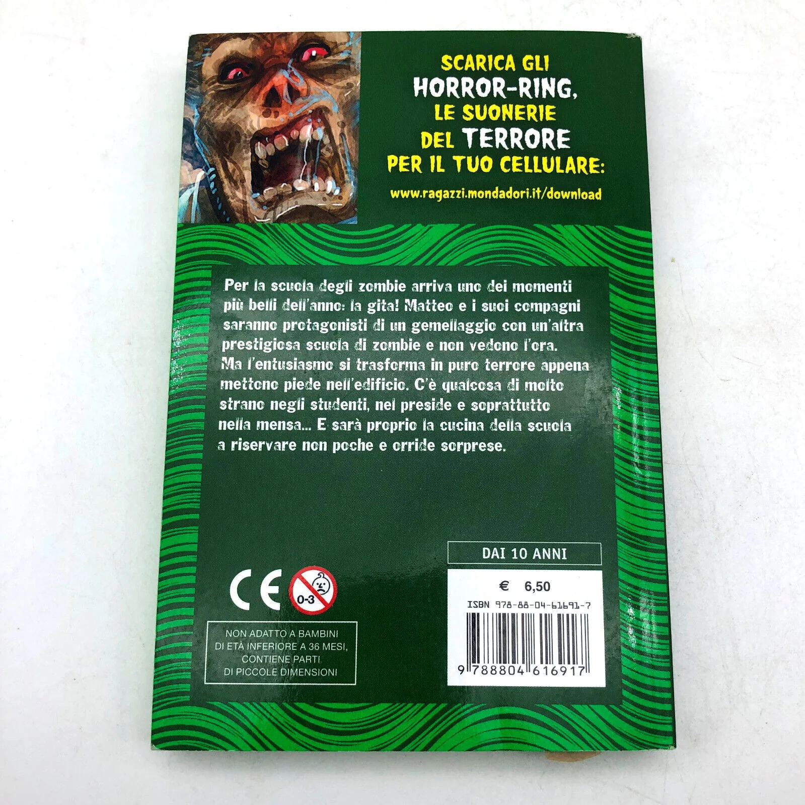 mini Libri SUPER BRIVIDI n 63 Zombie Kombat Tascabile minilibri Mondadori Horror - Image 4