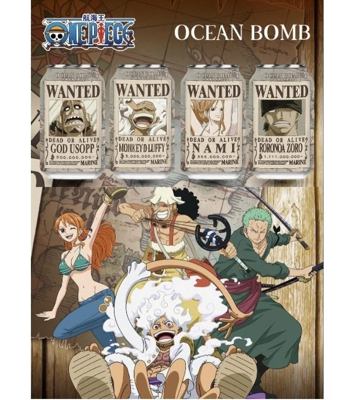 OCEAN BOMB ONE PIECE WANTED EDIZIONE LIMITATA LATTINA DA 330ML - Image 3