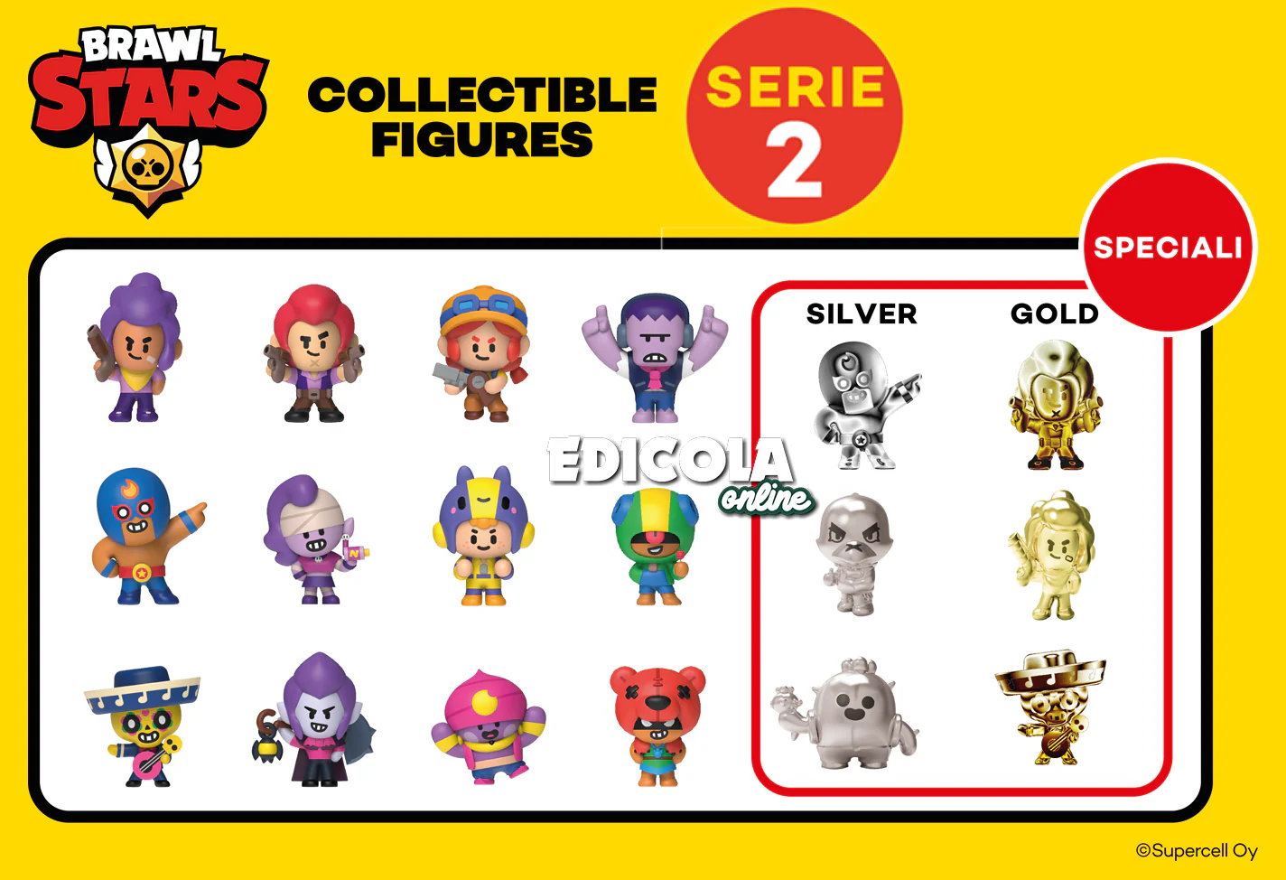 Personaggi BRAWL STARS mini Figures Serie 2 Action Figure 3D (2024) - Image 3