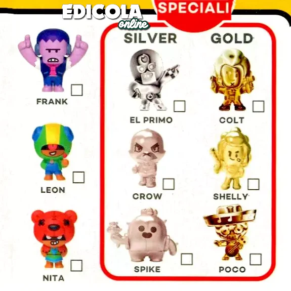 Personaggi BRAWL STARS mini Figures Serie 2 Action Figure 3D (2024) - Image 5