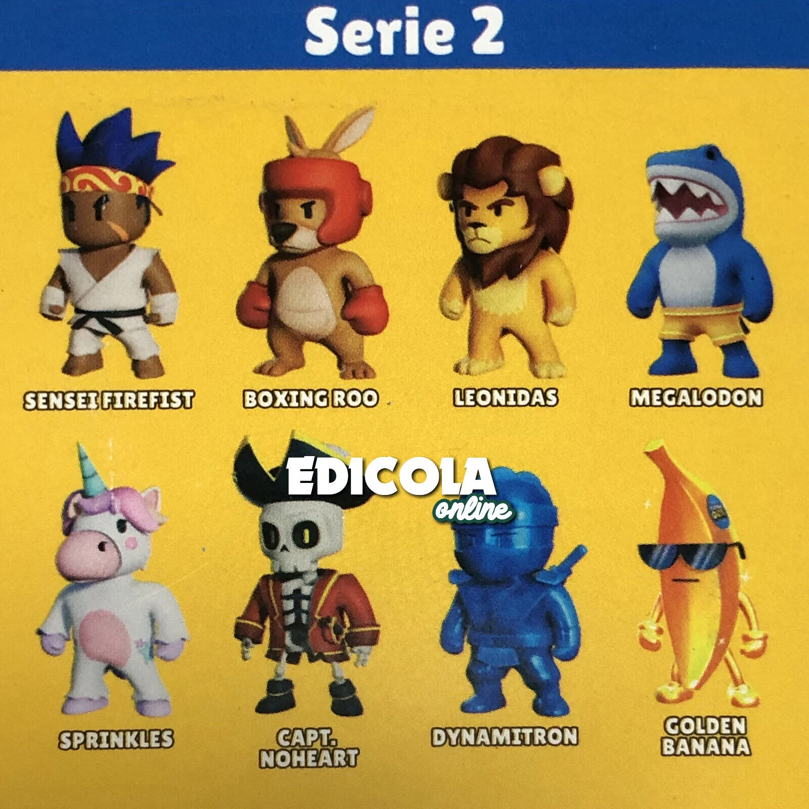 Personaggi STUMBLE GUYS Serie 1 2 Action Figure 3D Super Allungabili Monsterflex - Image 4