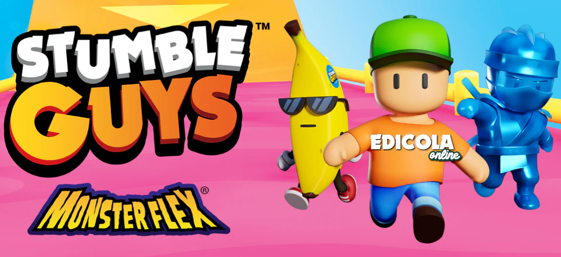 Personaggi STUMBLE GUYS Serie 1 2 Action Figure 3D Super Allungabili Monsterflex - Image 9