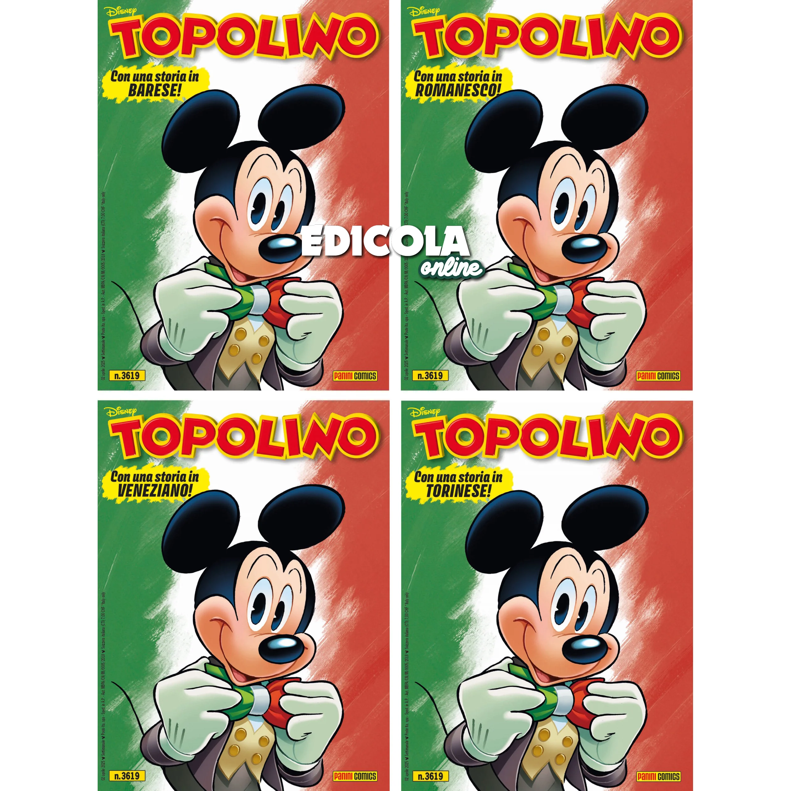 Fumetto di TOPOLINO libretto n. 3619 - 4 nuove storie in Dialetto - Image 4