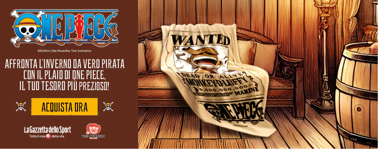 Coperta Plaid One Piece 180x120 cm - Wanted Luffy - Image 4
