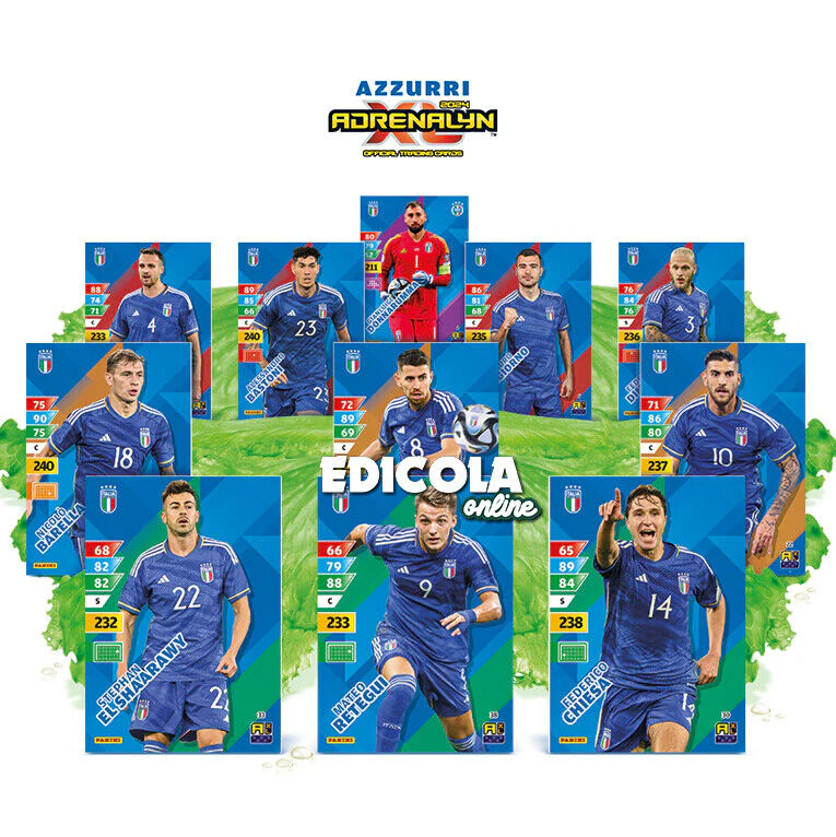 Raccoglitore e/o Bustine Adrenalyn XL AZZURRI Esselunga Calciatori Panini 2024 - Image 10