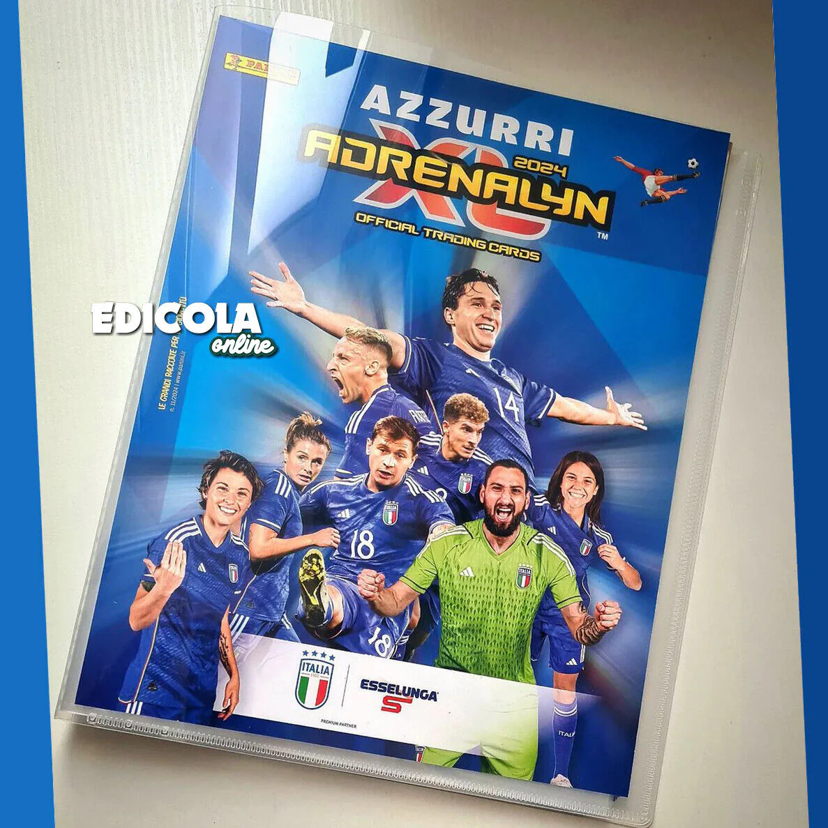 Raccoglitore e/o Bustine Adrenalyn XL AZZURRI Esselunga Calciatori Panini 2024 - Image 3
